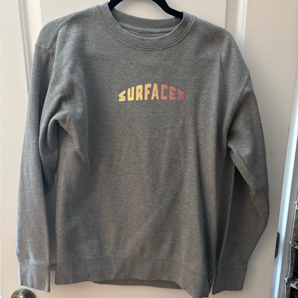 Gray Women's Crew Neck Sweater